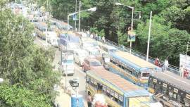 Kolkata tallah bridge, tallah bridge shut, kolkata tallah bridge shut, Tallah Bridge traffic, kolkata city news