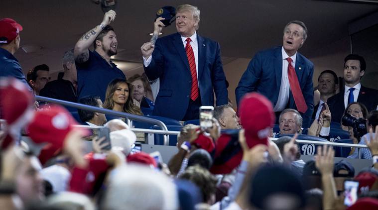 Donald Trump Draws Boos When Introduced To Crowd At World Series ...