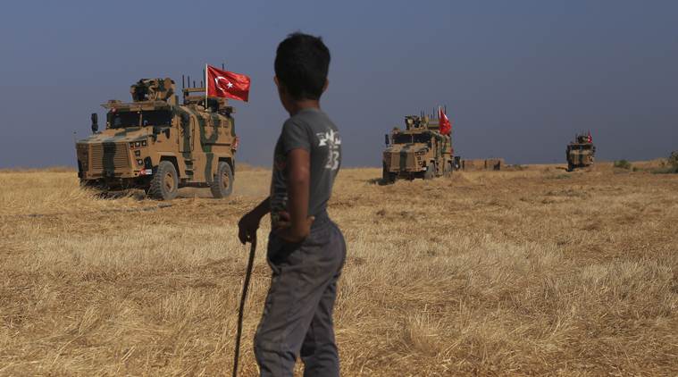 Turkey's first military fatality, Syria incursion, Turkey-Syria, Turkey's Defense Ministry, Turkish soldier, Indian express