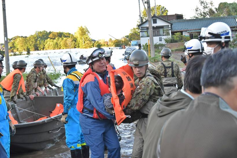 Japan floods, Tokyo Floods, Japan rains, Tokyo rains, Typhoon Hagibis, typhoon hagibis photos, Japan news, world news, indian express