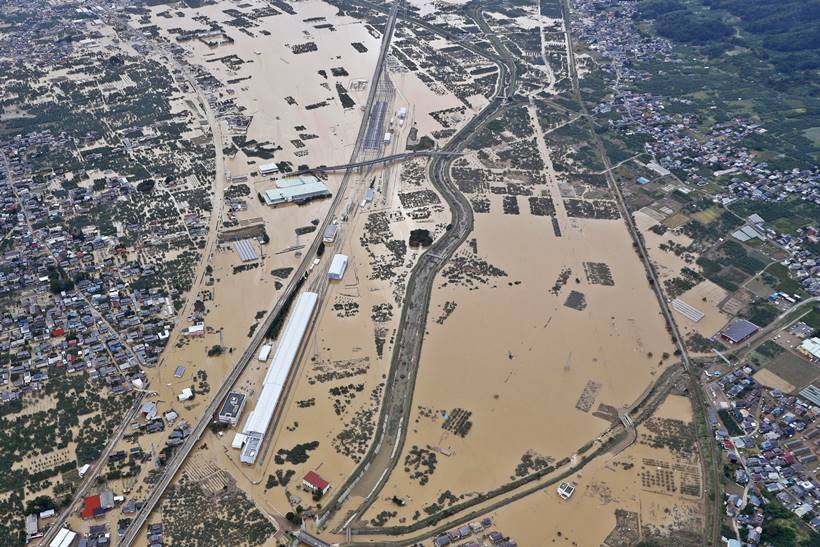 Japan floods, Tokyo Floods, Japan rains, Tokyo rains, Typhoon Hagibis, typhoon hagibis photos, Japan news, world news, indian express
