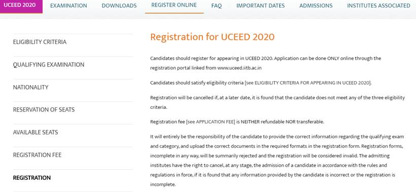 iit bombay, uceed 2020 application for, iit bombay uceed ceed 2020 apply online, iit design courses, iit admission, jee main, iitb.uceed.ac.in, education news