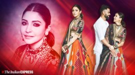 anushka sharma, virat kohli, anushka sharma, virat kohli sabysachi, diwali 2019, indian express, indian express news