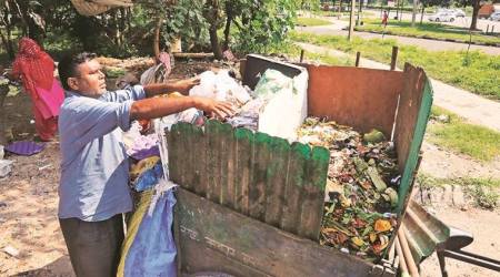 chandigarh city news, chandigarh waste segregation, sehaj safai kendras chandigarh, chandigarh waste collectors, indian express