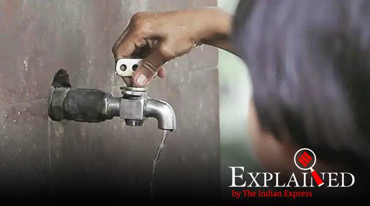 noida water supply, noida getting dirty water, dirty water supply in noida, upper ganga canal