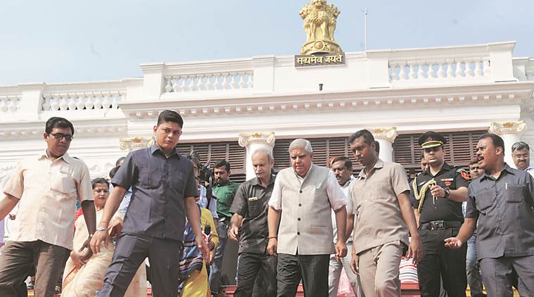 Jagdeep Dhankhar, west bengal governor, Jagdeep Dhankhar durga puja row, kolkata city news, kolkata puja carnival