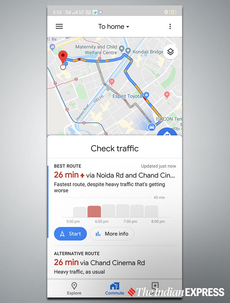 Google maps tips and tricks, google maps, google maps share live location, share location, commute tricks, save places, explore restaurants, find hotels