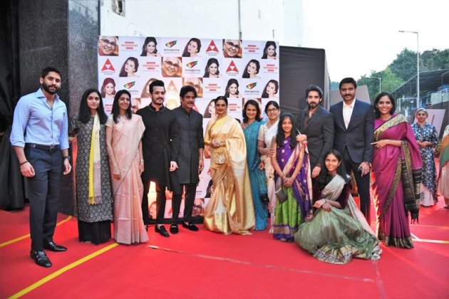 Nagarjuna, Akhil Akkineni, Rekha, Chaitanya Akkineni ANR National Award 2019