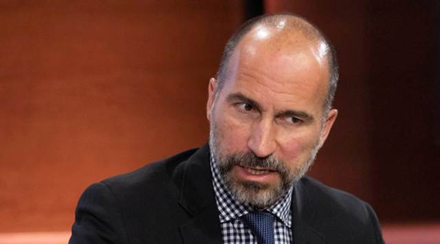 Dara Khosrowshahi became the CEO of Uber in 2017.(AP Photo/Mark Lennihan, File)
