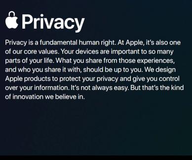 Apple, Apple Privacy, Apple privacy page, Apple redesigns privacy page, Apple Privacy rules, Apple Privacy rules