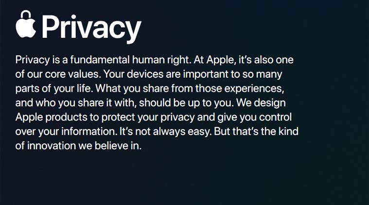 Apple, Apple Privacy, Apple privacy page, Apple redesigns privacy page, Apple Privacy rules, Apple Privacy rules