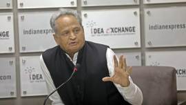 Ashok Gehlot, ashok gehlot interview, Ashok Gehlot Idea Exchange, Ashok Gehlot Congress, Ashok Gehlot Rajasthan, Ashok Gehlot interview, Haryana assembly elections, maharashtra assembly elections, indian express