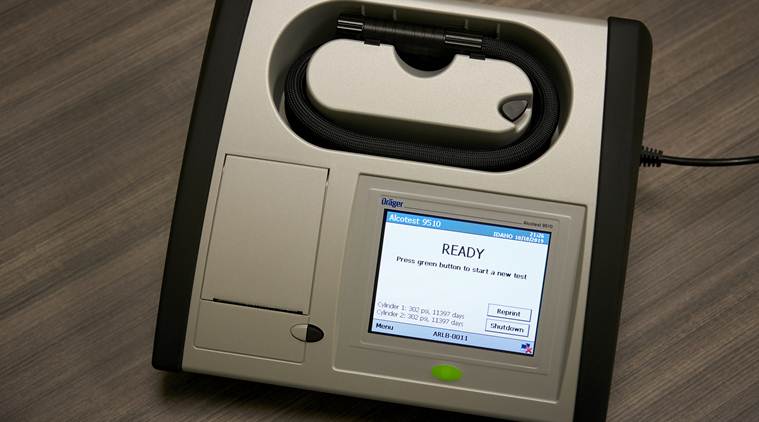 Breathalyzer, drunk driving, alcohol intake machine, US drunk driving cases