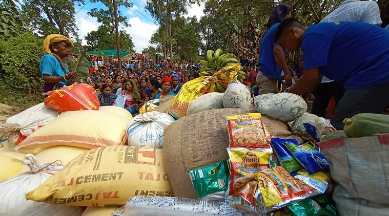 Bru relief camps in Tripura, deaths in Bru relief camps in Tripura, govt stops food supply to Bru relief camps, mozoram refugees, indian express