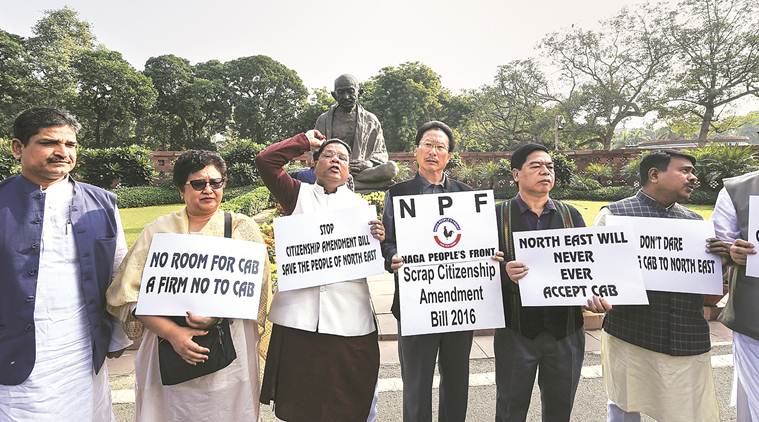 Amit Shah, CAB meeting, Citizenship Amendment Bill, Citizenship Amendment Bill in Parliament, Citizenship Amendment Bill protests, India news, Indian Express