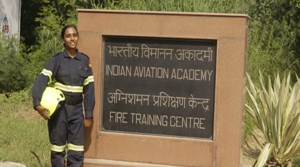Remya Sreekantan, Chennai Airport, Firefighter