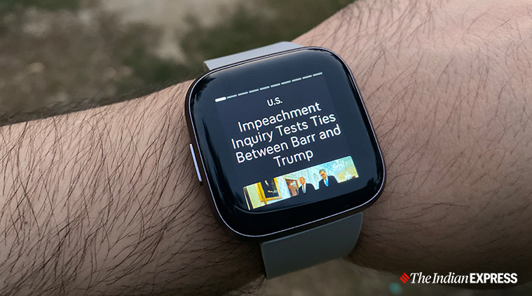 fitbit versa 2 screen size