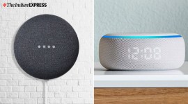 Google Nest Mini, Google Nest Mini review, Google Nest Mini vs Amazon Echo Dot, Nest Mini vs Echo Dot with clock