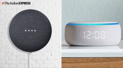 Google Nest Mini vs  Echo Dot with Clock: Which is the best smart  speaker?