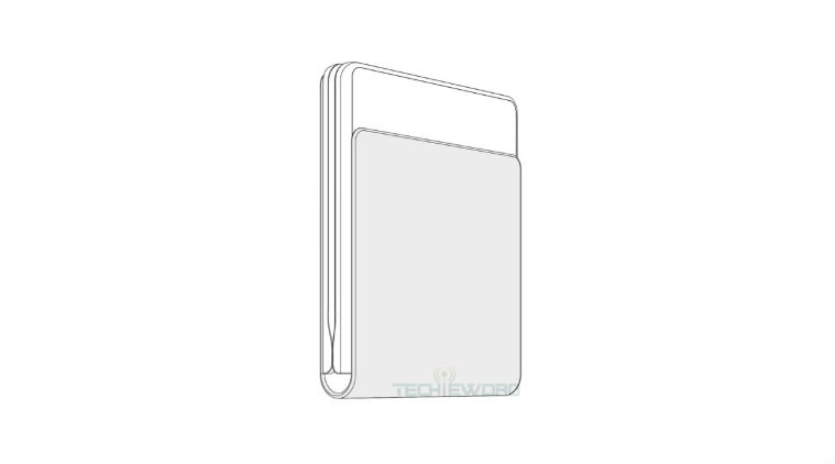 Huawei foldable phone, Huawei Moto Razr-like foldable phone, Huawei patent for foldable phone, Motorola Razr 2019