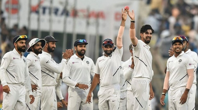 India vs bangladesh pink ball day 1 pacers rule roost virat kohli 5000 runs test captain
