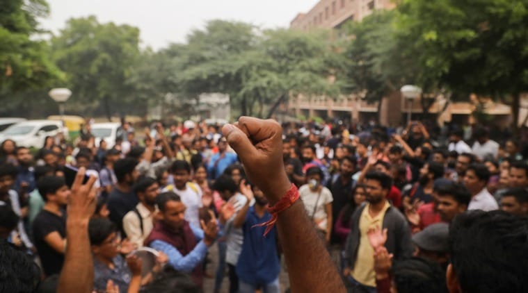 JNU, JNU protest, jnu fee hike protest, jnusu, jnu student union protest, jnu ec meeting, education news