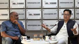 Kiren Rijiju, Kiren Rijiju Idea Exchange, uniform sports code BCCI, Kiren Rijiju BCCI, uniform sports code india, indian express news