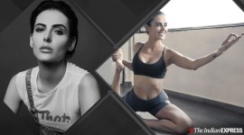 Manizeh Karimi, mandana karimi fitness, indianexpress.com, indianexpress, fitness goals, celeb fitness, Iranian actor Mandana Karimi, Mandana Karimi pics, Mandana Karimi photos yoga, Mandana Karimi gym, Bollywood Mandana Karimi,