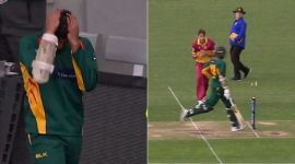 Gurinder Sandhu, cricketer Gurinder Sandhu, Gurinder Sandhu run out, worst run-out ever, Gurinder Sandhu run out Marsh cup, Marsh cup 2019