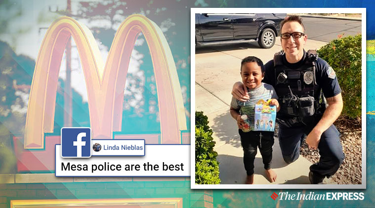 Boy calls 911 dispatch for McDonald's delivery, Arizona, McDonald's, Happy Meal, Trending, Indian Express news