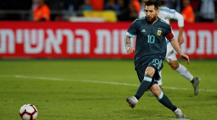 Lionel messis late penalty gives argentina 2 2 draw with uruguay