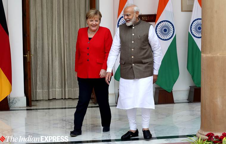 With India against terror, will talk Kashmir with PM Modi: Angela Merkel