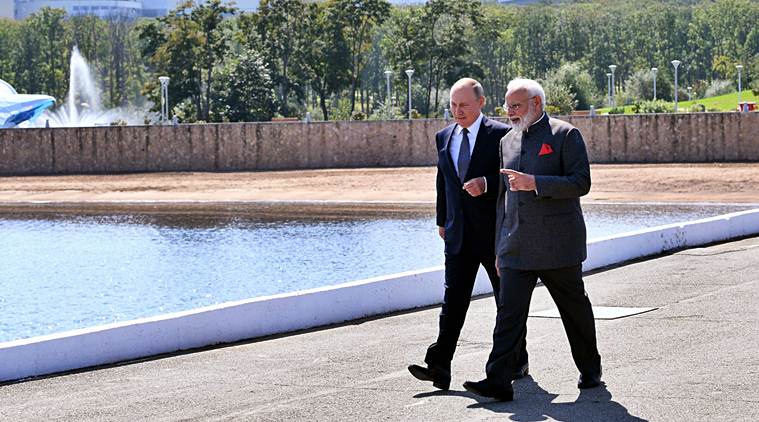 India Russia, Russia navy Indian Ocean, Modi Putin, Russia Sri Lanka relations, Russian Navy Sri Lanka, Russia's influence in Indian ocean, indian express news