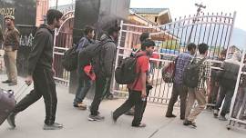 Kashmir internet, J&K lockdown, Kashmir clampdown, Kashmir education, NIT Srinagar, B Tech, NIT, NIT student, NIT exams, Indian Express