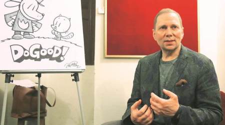 Dav Pilkey, book tour, Eye 2019, Sunday Eye, Indian Express news