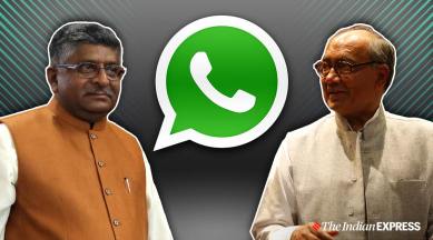 WhatsApp Pegasus, WhatsApp Pegasus audit. WhatsApp Pegasus spyware, WhatsApp Digvijaya Singh, Digvijaya Singh Rajya Sabha, Rajya Sabha RS Prasad, WhatsApp Pegasus RS Prasad remarks, RS Prasad remarks