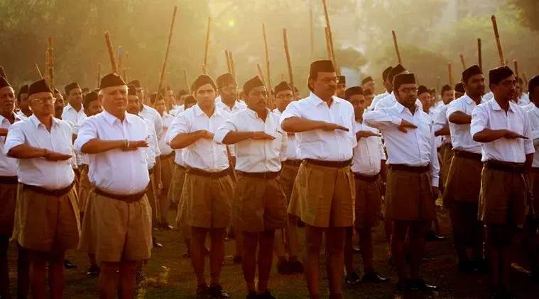 RSS meet in Telangana, RSS march in hyderabad, hyderabad news, indian express, rss rally in hyderabad today 