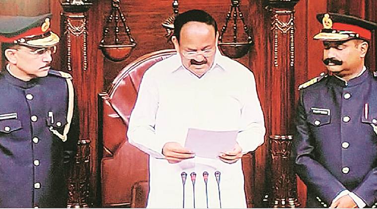 Venkaiah Naidu orders review of new uniform for RS marshals after criticism