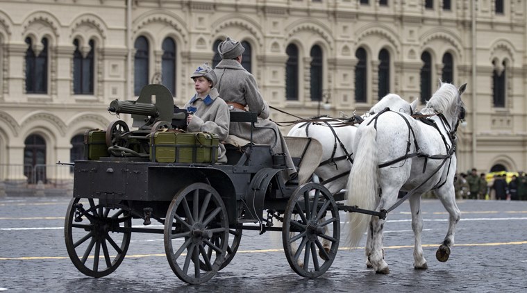 Russia World War, World War II, World War II Russia, Russia World War enactment, World news Indian Express