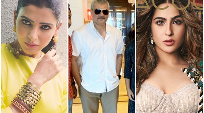 Celebrity social media photos: Samantha Akkineni, Ajith, Sara Ali