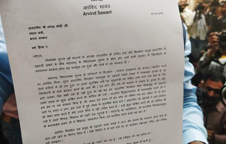 Not morally right for me to continue in Modi Cabinet, says Arvind Sawant