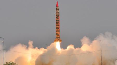 Pakistan successfully test-fires nuclear-capable surface-to-surface Shaheen-1 ballistic missile