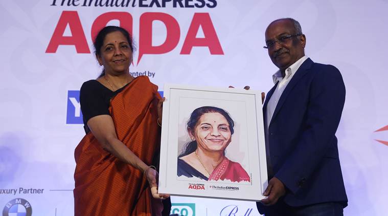 Finance Minister Nirmala Sitharaman, Sitharaman at express adda, Sitharaman on real estate, sops for senior citizens, India news, indian express