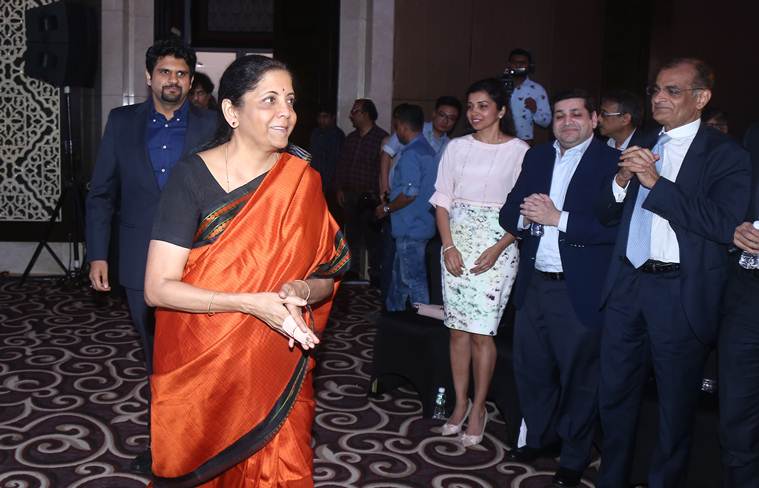Finance Minister Nirmala Sitharaman, Sitharaman at express adda, Sitharaman on real estate, sops for senior citizens, India news, indian express