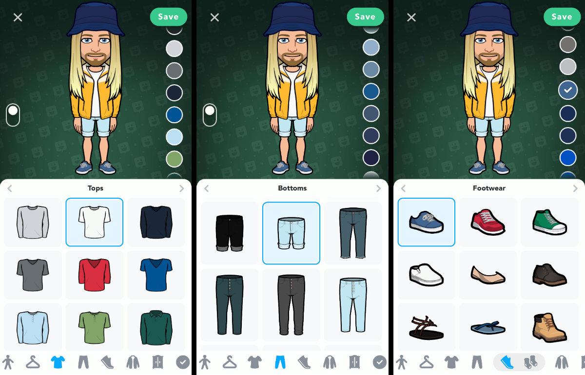 Bitmoji, Snapchat, Snapchat Bitmoji, Snapchat Bitmoji Mix and Match feature, Snapchat Bitmoji merch