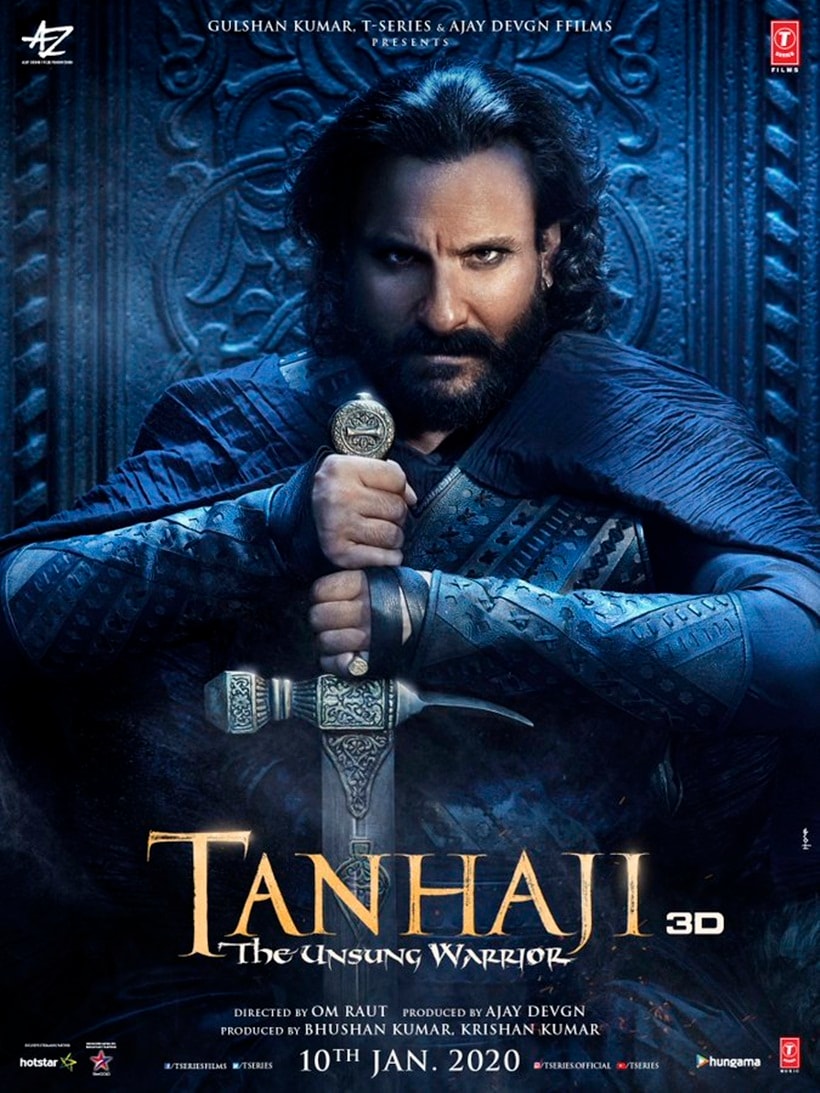 look of saif ali khan tanhaji