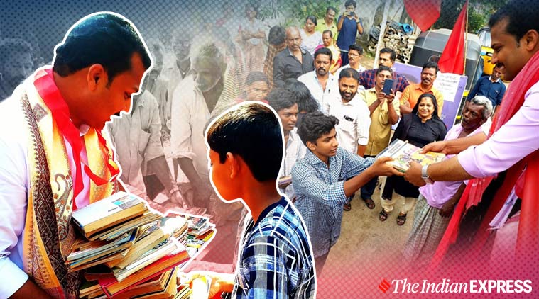 Kerala MLA tells people to greet him with books and not flowers, Vattiyoorkavu, Vattiyoorkavu constituency, Kerala News, Trending, Indian Express news