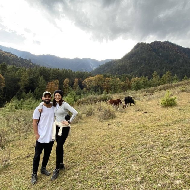 Anushka Sharma and Virat Kohli make the most of their time in Bhutan ...