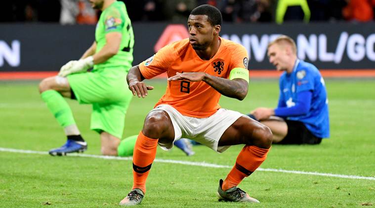 Watch: Georgino Wijnaldum becomes first Dutch player in six years to ...