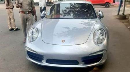 ahmedabad city news, Porsche owner slapped with lakhs of fine, Porsche owner traffic fine in ahmedabad, Porsche, ahmedabad traffic challans